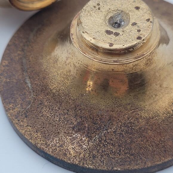 Brass Candlestick 2.5" Tall Removable Base - Picture 7 of 9